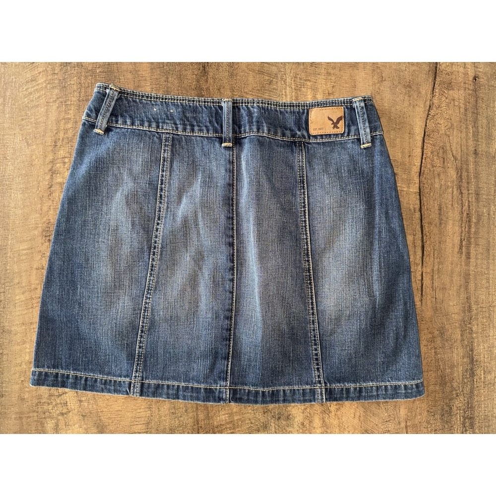 American Eagle Women's Button Skirt Lot of 3 Jean, Corduroy, Camo Size 6‎ US - Picture 11 of 11